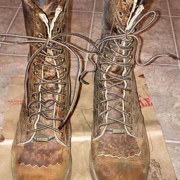 Double H Men’s Lace up Boots - Picture 1 of 11